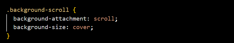 Visual example of background properties