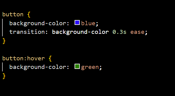 Example of a background-color transition