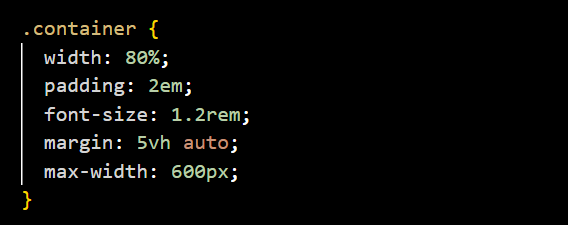 Visual representation of all CSS Units